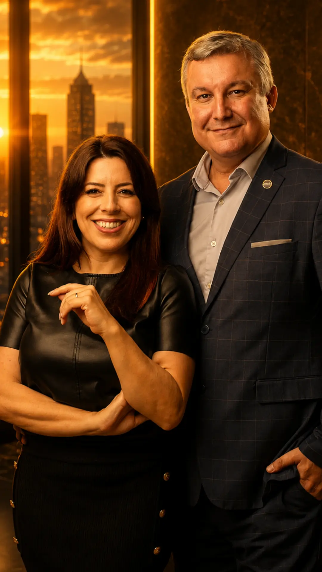 Jean e Sandra Oliskovicz, fundadores do Grupo OLISCORP